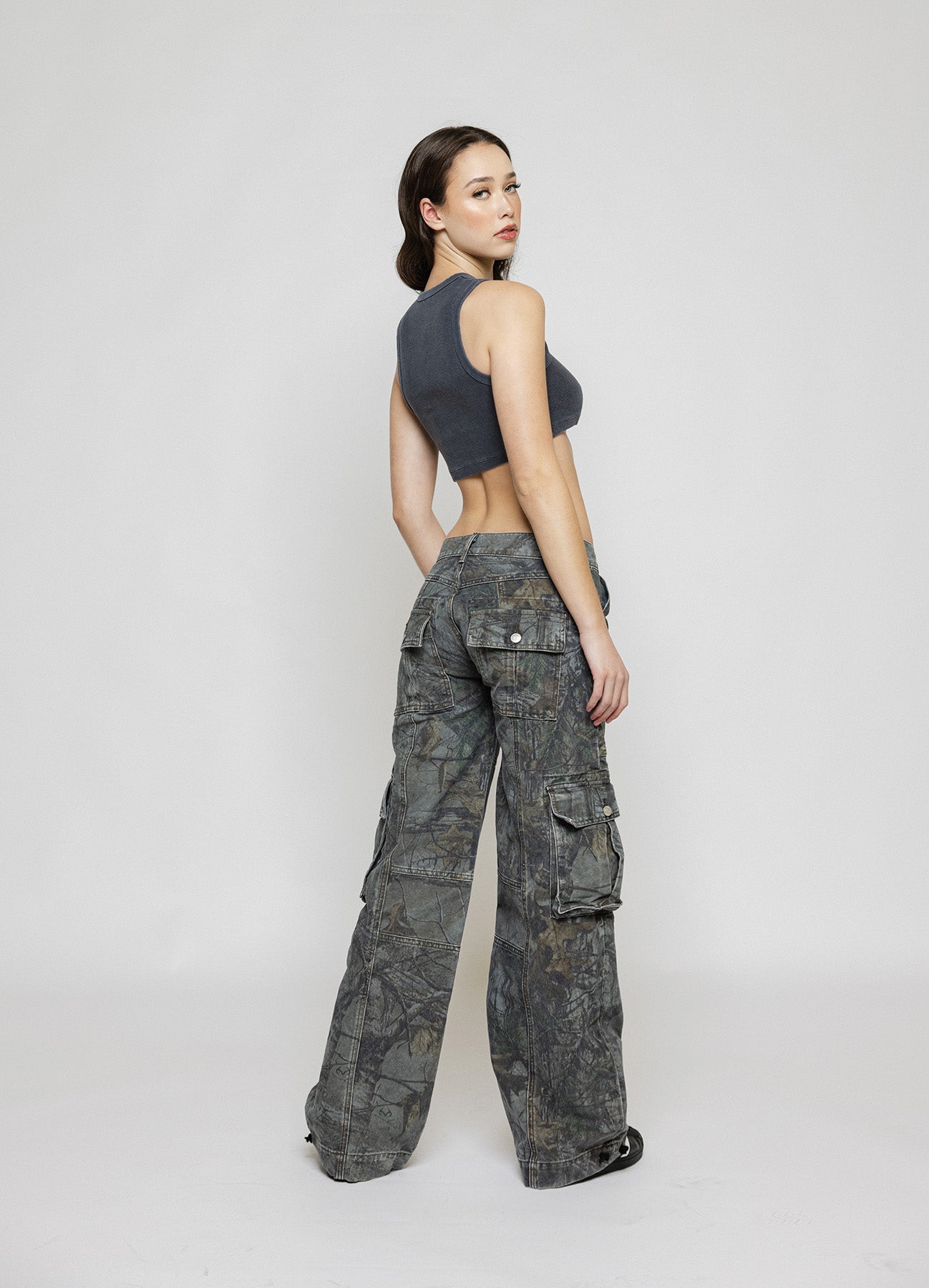 Unisex vrachtbroek met camouflagepatronen