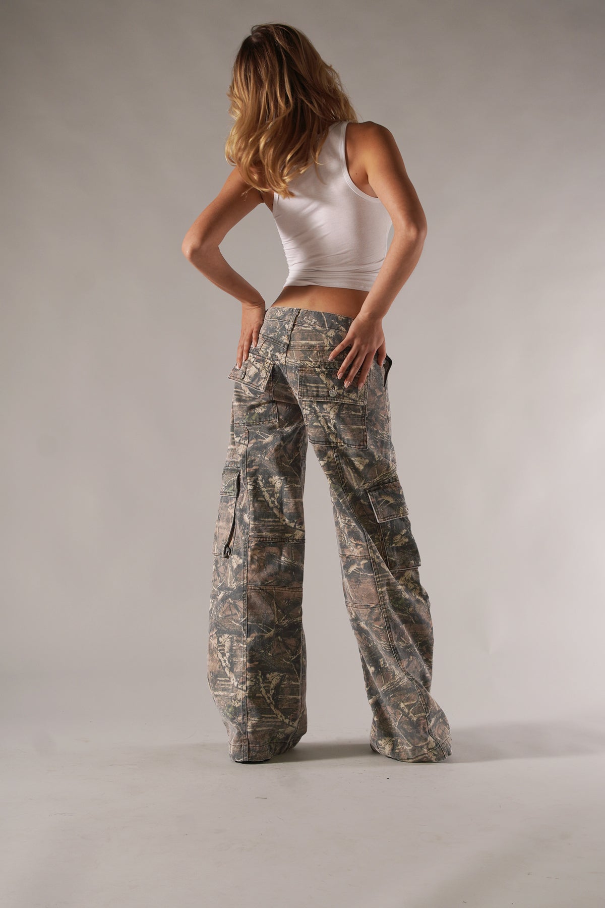 Unisex vrachtbroek met camouflagepatronen