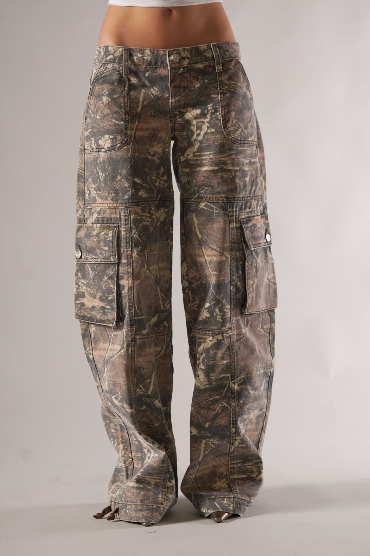 Unisex vrachtbroek met camouflagepatronen