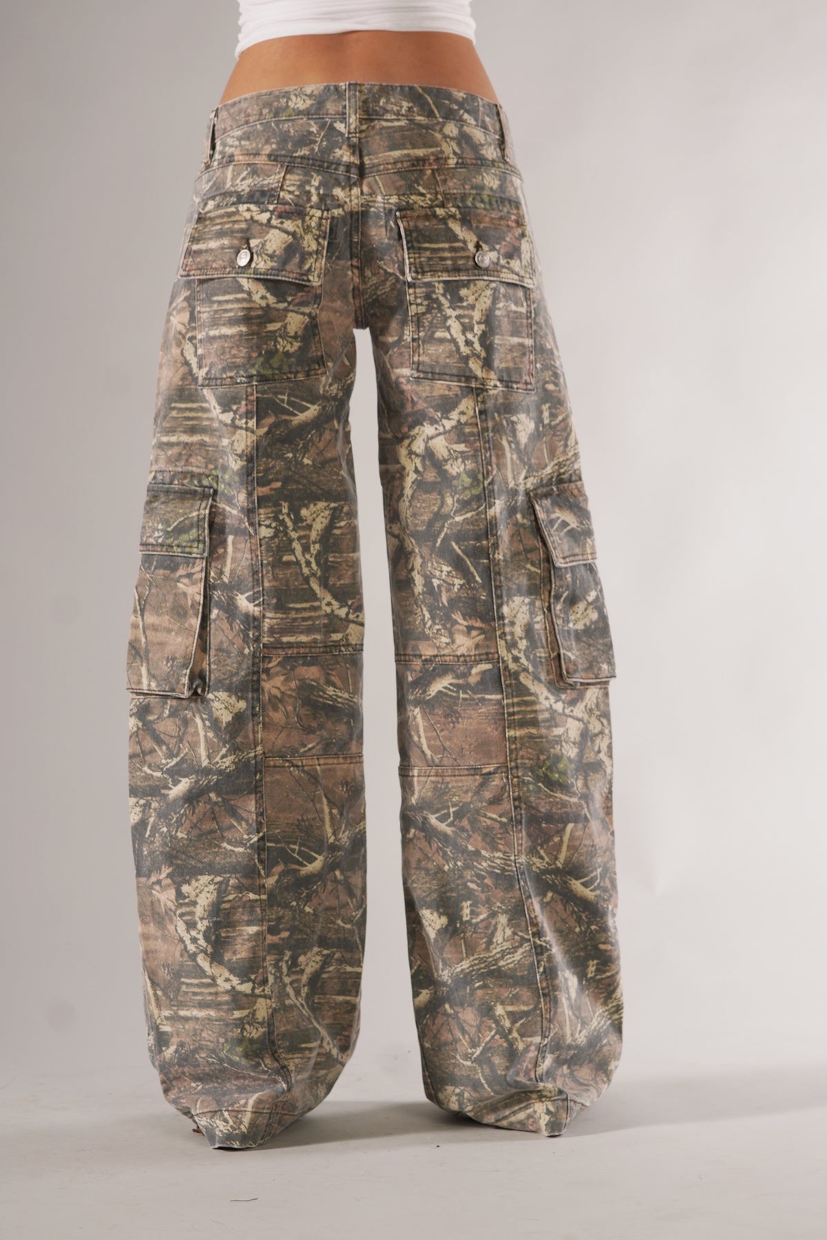 Unisex vrachtbroek met camouflagepatronen